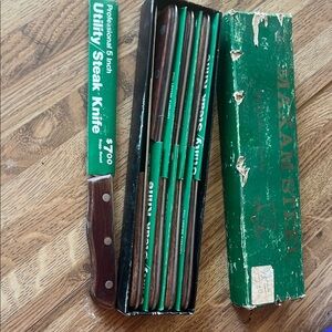 Maxam 5-Inch Utility Steak Knife Set